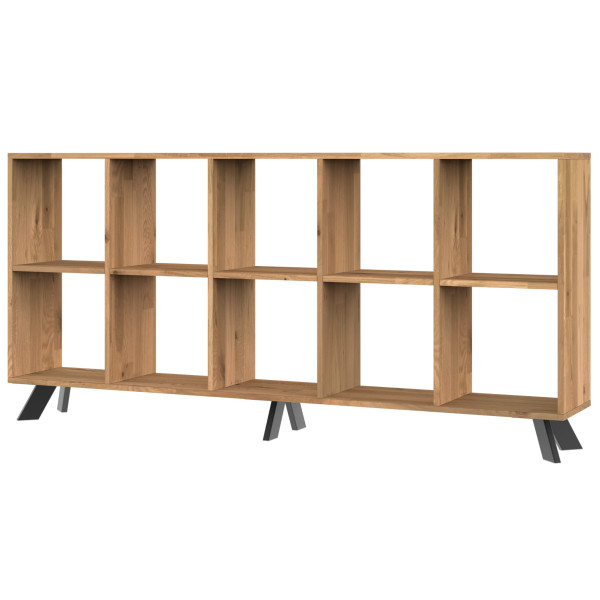 Regał dębowy TOLEDO BOX na książki i segregatory LOFT H2S5 333368