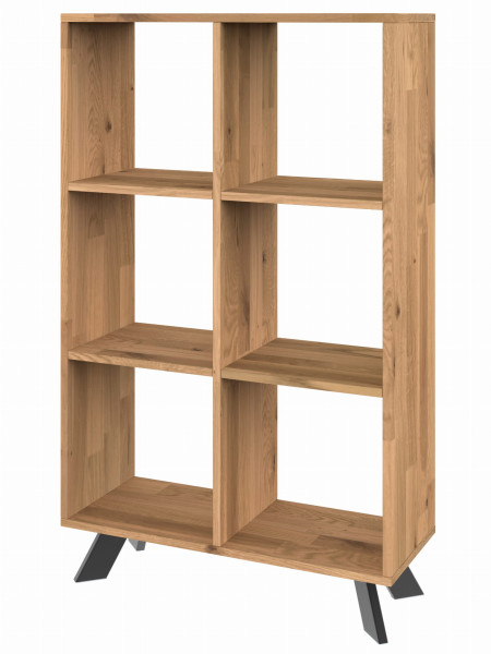 Regał dębowy TOLEDO BOX na książki i segregatory LOFT H3S2 333347
