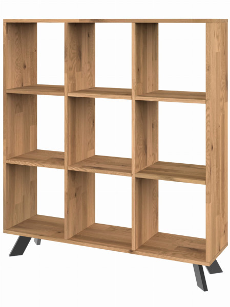 Regał dębowy TOLEDO BOX na książki i segregatory LOFT H3S3 333356
