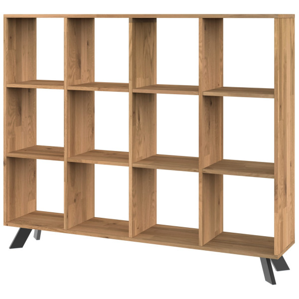 Regał dębowy TOLEDO BOX na książki i segregatory LOFT H3S4 333350