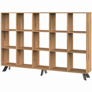 Regał dębowy TOLEDO BOX na książki i segregatory LOFT H3S5 333364 Regał dębowy TOLEDO BOX na książki i segregatory LOFT H3S5 333364