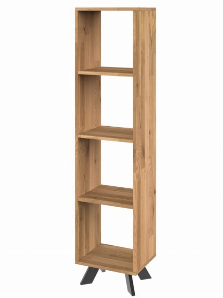 Regał dębowy TOLEDO BOX na książki i segregatory LOFT H4S1 333345