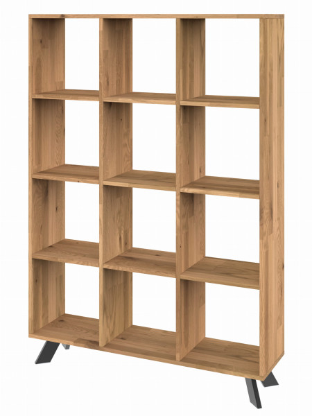 Regał dębowy TOLEDO BOX na książki i segregatory LOFT H4S3 333339
