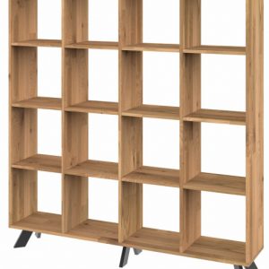 Regał dębowy TOLEDO BOX na książki i segregatory LOFT H4S4 333355 Regał dębowy TOLEDO BOX na książki i segregatory LOFT H4S4 333355