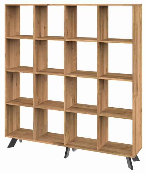 Regał dębowy TOLEDO BOX na książki i segregatory LOFT H4S4 333355