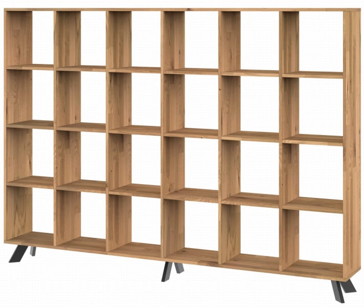 Regał dębowy TOLEDO BOX na książki i segregatory LOFT H4S6 333371