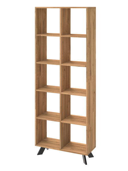 Regał dębowy TOLEDO BOX na książki i segregatory LOFT H5S2 333363