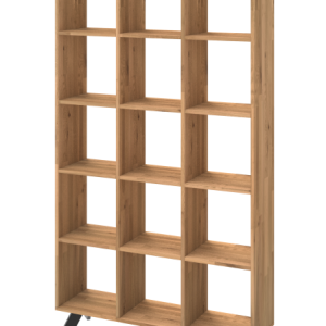 Regał dębowy TOLEDO BOX na książki i segregatory LOFT H5S3 333366