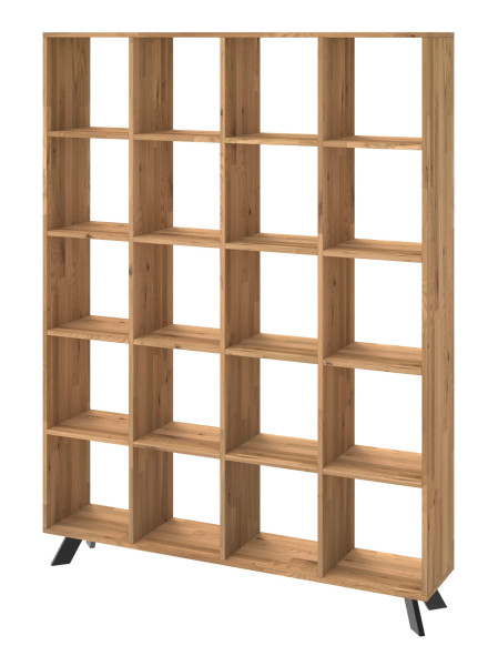 Regał dębowy TOLEDO BOX na książki i segregatory LOFT H5S4 333353