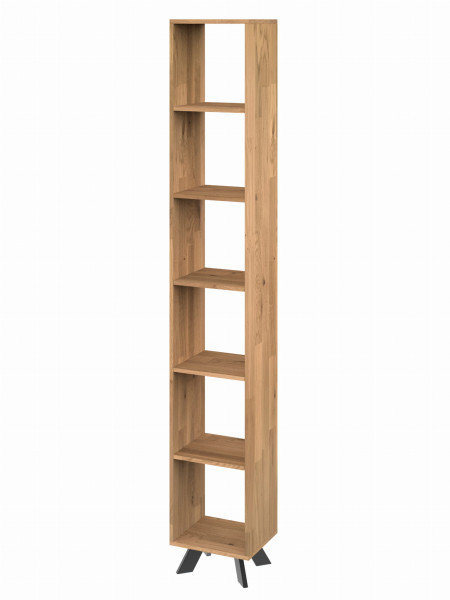 Regał dębowy TOLEDO BOX na książki i segregatory LOFT H6S1 333343