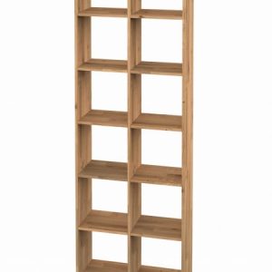 Regał dębowy TOLEDO BOX na książki i segregatory LOFT H6S2 333361