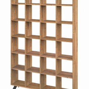 Regał dębowy TOLEDO BOX na książki i segregatory LOFT H6S4 333352