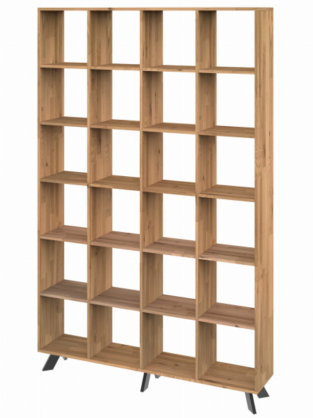Regał dębowy TOLEDO BOX na książki i segregatory LOFT H6S4 333352