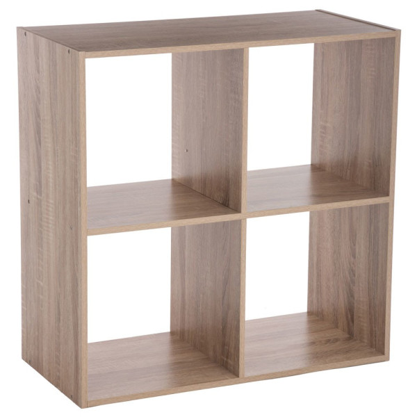 Regał dekoracyjny na książki, 4 półki, 68 cm 179910