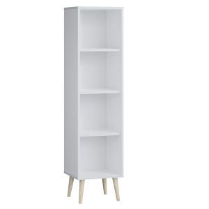 Regał do salonu 4P 40 cm biały popularny model 877064 Regał do salonu 4P 40 cm biały popularny model 877064