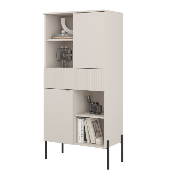 Regał do salonu 70 cm z szufladą ORE kaszmir 798364