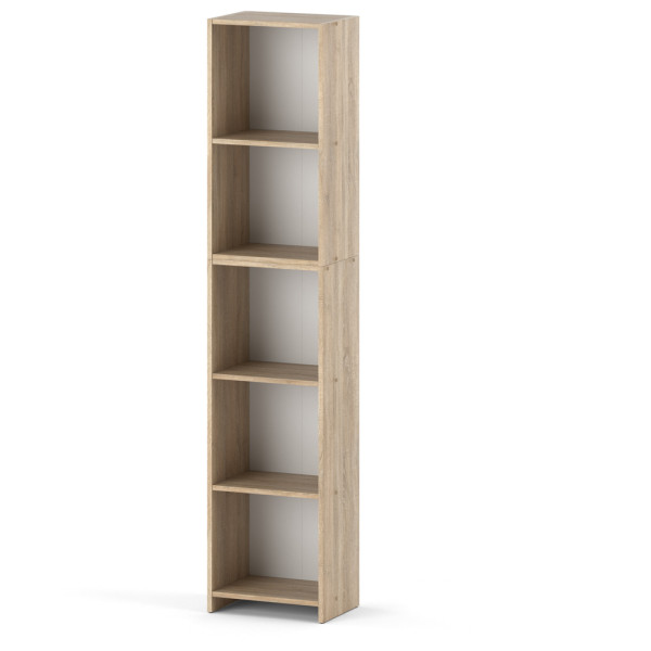 Regał do salonu dąb sonoma 40cm pella książki segregatory 374278