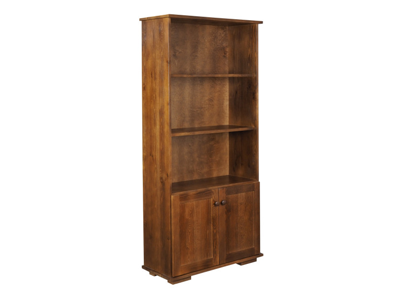 Regał drewniany III MODERN, kolor kasztanowy 123806
