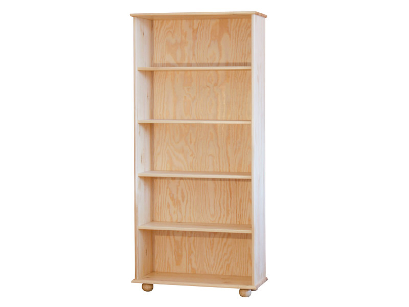 Regał drewniany z półkami CLASSIC, kolor sosnowy 339896