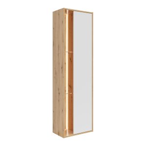 Regał Gap 52 cm z drzwiami i 3 półkami dąb artisan/biały 228610 Regał Gap 52 cm z drzwiami i 3 półkami dąb artisan/biały 228610