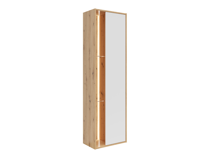 Regał Gap 52 cm z drzwiami i 3 półkami dąb artisan/biały 228610