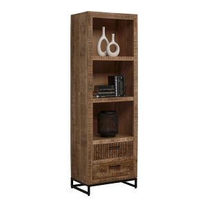 Regał Heritage 60 cm z 2 szufladami mango 723474
