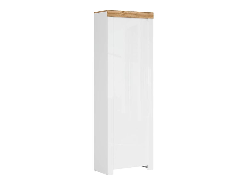Regał Holten 67 cm z drzwiami biały połysk 30996
