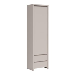 Regał Kaspian 56 cm z drzwiami i 2 szufladami kaszmir 844315