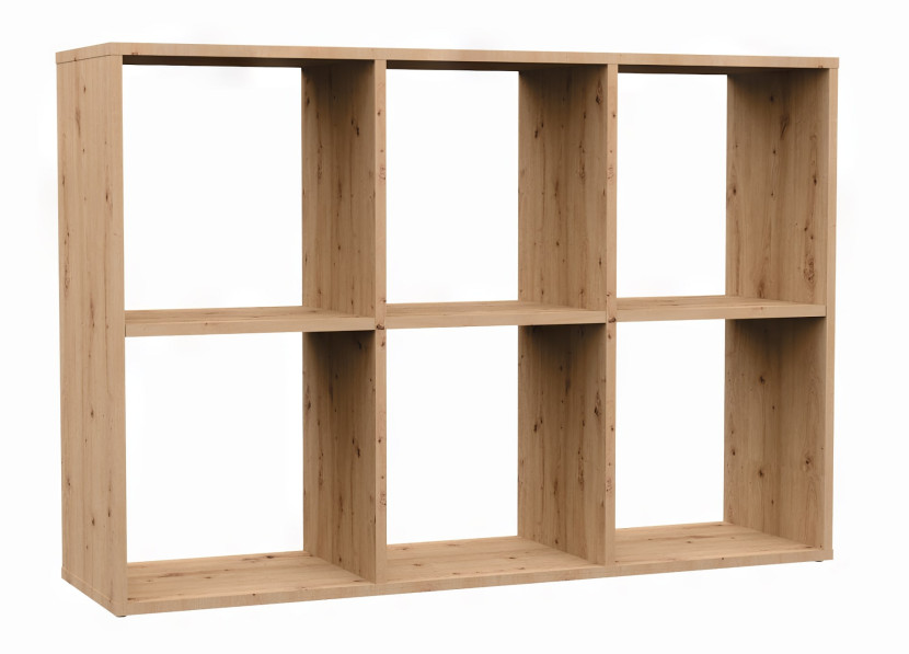 Regał komorowy szafka Malax 2X3 dąb artisan 78460