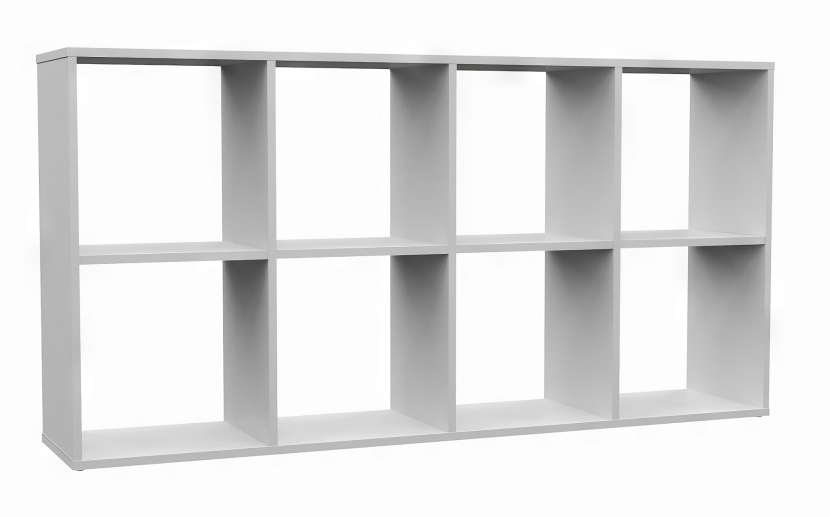 Regał komorowy szafka Malax 2X4 biel mat 78457