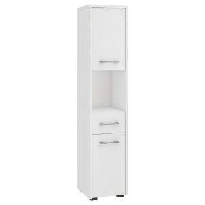 Regał Łazienka Fin Słupek 30 2D 1Sz 1W 140Cm Pk Biały 710385 Regał Łazienka Fin Słupek 30 2D 1Sz 1W 140Cm Pk Biały 710385