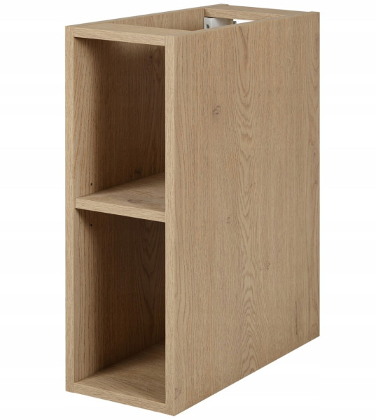 Regał Łazienkowy Dolny 20 cm Dąb Jasny Wiszący Półka SIMPLE 395336