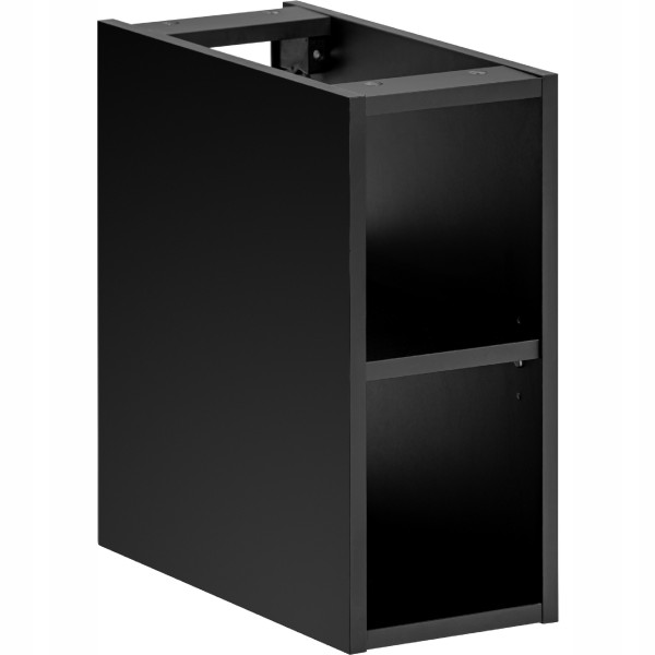 Regał łazienkowy dolny SANTA FE BLACK 81-01 CZARNY MAT 335668