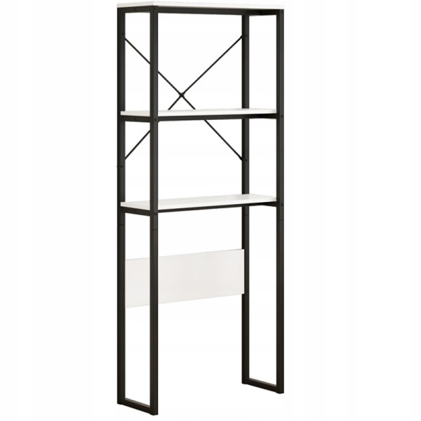 Regał łazienkowy nad pralkę loft industrialny półki klasyczna szafka 160 cm 715142
