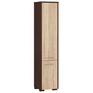 Regał łazienkowy, słupek, ELION, 30x30x140, wenge, sonoma | TYLETEGOTU 989002 Regał łazienkowy, słupek, ELION, 30x30x140, wenge, sonoma | TYLETEGOTU 989002