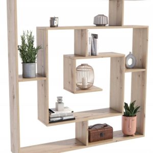 Regał LEONIDAS artisan regał na książki półka zdjęcia kwiaty PER 517462 Regał LEONIDAS artisan regał na książki półka zdjęcia kwiaty PER 517462