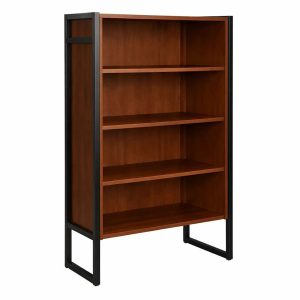Regał Loft wood III drewniany 4 półki, kolor kasztan 872907 Regał Loft wood III drewniany 4 półki, kolor kasztan 872907