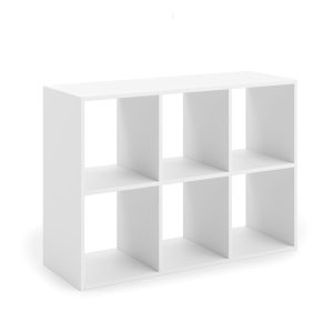 Regał LONI otwarty 2×3 biały 88973 Regał LONI otwarty 2×3 biały 88973