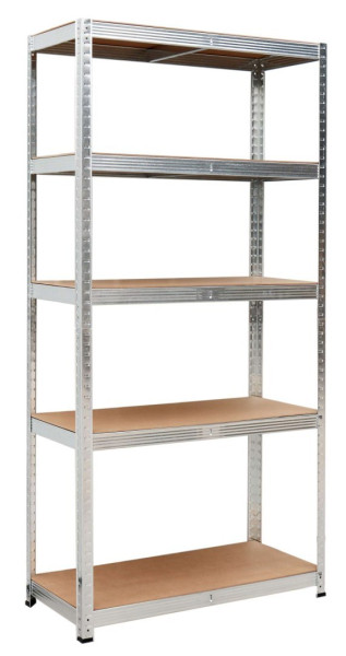 Regał magazynowy 5 poziomów 625 kg 150 x 75 x 30 cm 336843
