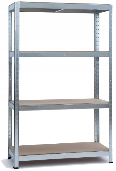 Regał magazynowy garażowy piwnicy mocny metalowy 172x80x30 cm szafka półka 764273