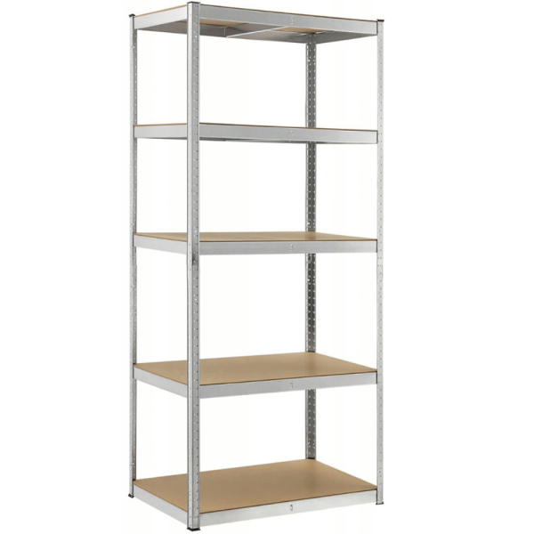 Regał magazynowy metalowy 5 półek wciskany 1000kg 205x120x45cm 1000377