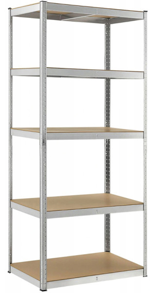 Regał magazynowy metalowy 5 półek wciskany 875kg 180x90x40cm 785206