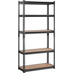 Regał magazynowy metalowy 75 x 30 x 152 cm max 181 kg na półkę 848656 Regał magazynowy metalowy 75 x 30 x 152 cm max 181 kg na półkę 848656