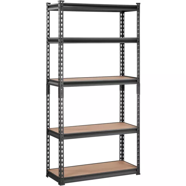 Regał magazynowy metalowy 75 x 30 x 152 cm max 181 kg na półkę 848656