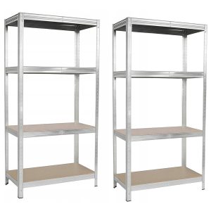Regał Magazynowy Metalowy Garażowy do garażu 150x70x30cm 600kg 2 szt 804270 Regał Magazynowy Metalowy Garażowy do garażu 150x70x30cm 600kg 2 szt 804270