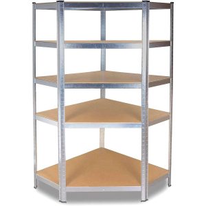 Regał magazynowy narożny metalowy GC9040 MDF 875kg 290342 Regał magazynowy narożny metalowy GC9040 MDF 875kg 290342