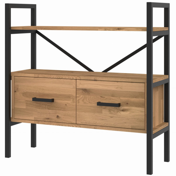 Regał Medium-Cabinet 100x120x30 cm LOFT z drzwiczkami K1-1 333332