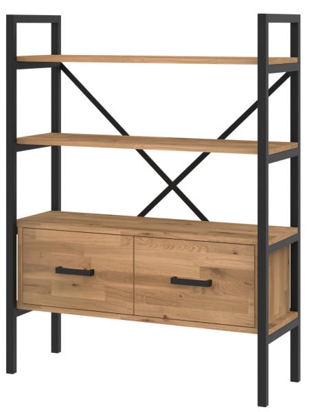 Regał Medium-Cabinet 130x100x30 cm LOFT z drzwiczkami K1-1 333335