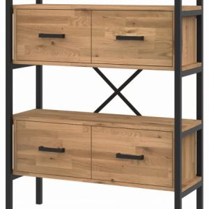 Regał Medium-Cabinet 130x100x30 cm LOFT z drzwiczkami K1-2 333336 Regał Medium-Cabinet 130x100x30 cm LOFT z drzwiczkami K1-2 333336
