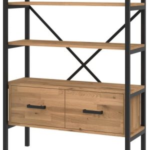 Regał Medium-Cabinet 130x120x30 cm LOFT z drzwiczkami K1-1 333330 Regał Medium-Cabinet 130x120x30 cm LOFT z drzwiczkami K1-1 333330